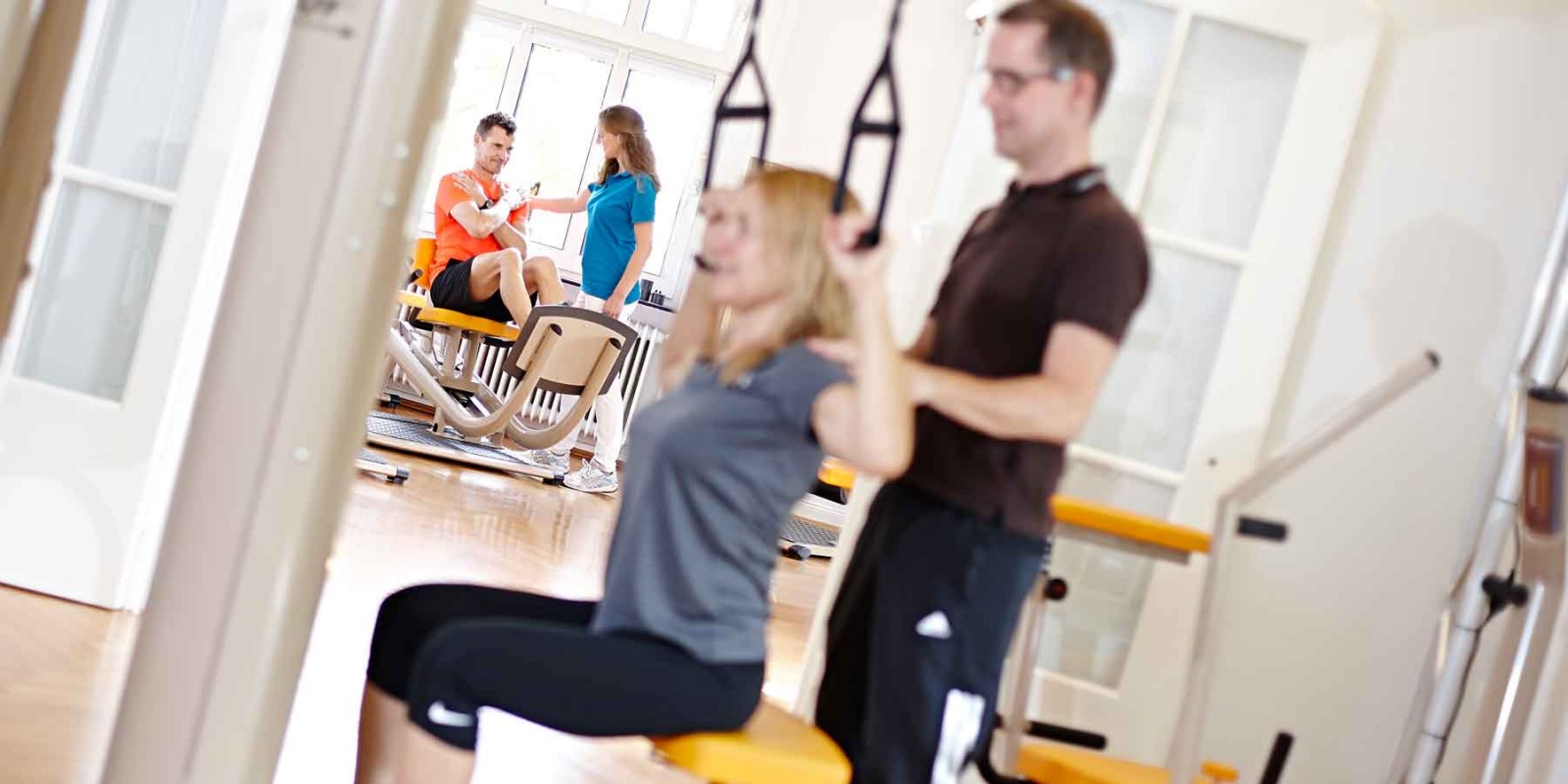 Fitness in der villa aktiv