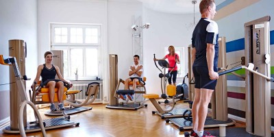 Fitness in der villa aktiv